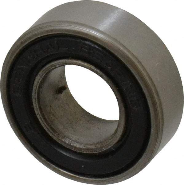 Value Collection - 7/16" Bore Diam, 29/32" OD, Double Seal Unground Retainer Type Radial Ball Bearing - 5/16" Wide, 1 Row, Round Bore, 364 Lb Dynamic Capacity - Makers Industrial Supply