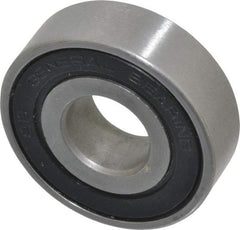 Value Collection - 5/8" Bore Diam, 1-5/8" OD, Double Seal Unground Retainer Type Radial Ball Bearing - 1/2" Wide, 1 Row, Round Bore, 1,171 Lb Dynamic Capacity - Makers Industrial Supply