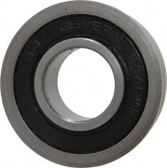 Value Collection - 3/4" Bore Diam, 1-5/8" OD, Double Seal Unground Retainer Type Radial Ball Bearing - With Flange, 1 Row, Round Bore, 1,171 Lb Dynamic Capacity - Makers Industrial Supply