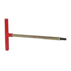 Made in USA - 5/16" Hex, T-Handle, Hex Key - 12" OAL, Chromalloy Steel, Inch System of Measurement - Makers Industrial Supply