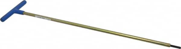 Made in USA - 5mm Hex, T-Handle, Hex Key - 18" OAL, Chromalloy Steel, Metric System of Measurement - Makers Industrial Supply