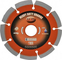 Core Cut - 4-1/2" Diam, 20mm Arbor Hole Diam, Wet & Dry Cut Saw Blade - Diamond-Tipped, Standard Round Arbor - Makers Industrial Supply