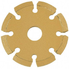 Core Cut - 4-1/2" Diam, 20mm Arbor Hole Diam, Wet & Dry Cut Saw Blade - Diamond-Tipped, Standard Round Arbor - Makers Industrial Supply