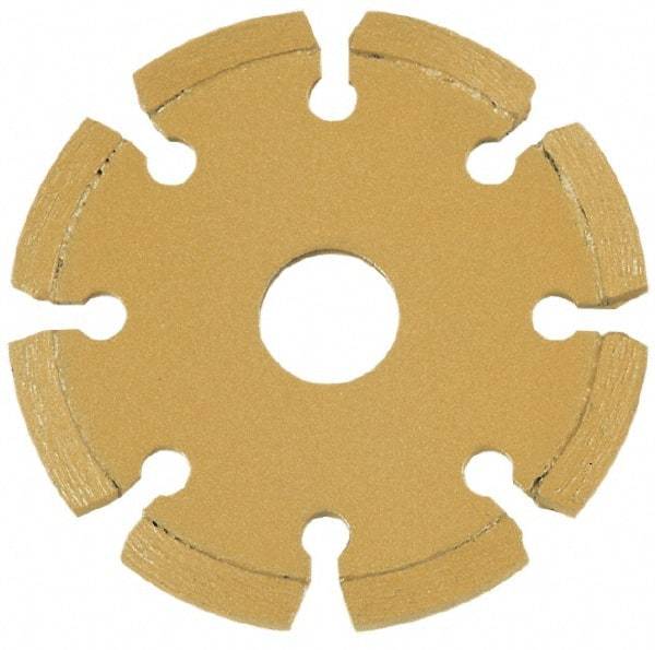 Core Cut - 7" Diam, 20mm Arbor Hole Diam, Wet & Dry Cut Saw Blade - Diamond-Tipped, Standard Round Arbor - Makers Industrial Supply