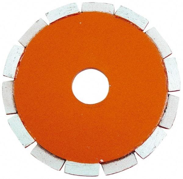 Core Cut - 4-1/2" Diam, 20mm Arbor Hole Diam, Wet & Dry Cut Saw Blade - Diamond-Tipped, Standard Round Arbor - Makers Industrial Supply