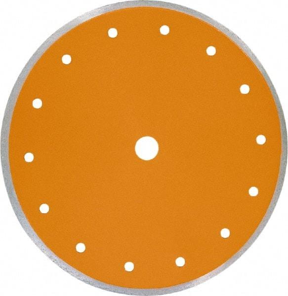 Core Cut - 7" Diam, 5/8" Arbor Hole Diam, Wet & Dry Cut Saw Blade - Diamond-Tipped, Standard Round Arbor - Makers Industrial Supply