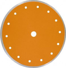 Core Cut - 7" Diam, 5/8" Arbor Hole Diam, Wet & Dry Cut Saw Blade - Diamond-Tipped, Standard Round Arbor - Makers Industrial Supply