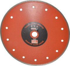 Core Cut - 8" Diam, 5/8" Arbor Hole Diam, Wet & Dry Cut Saw Blade - Diamond-Tipped, Standard Round Arbor - Makers Industrial Supply