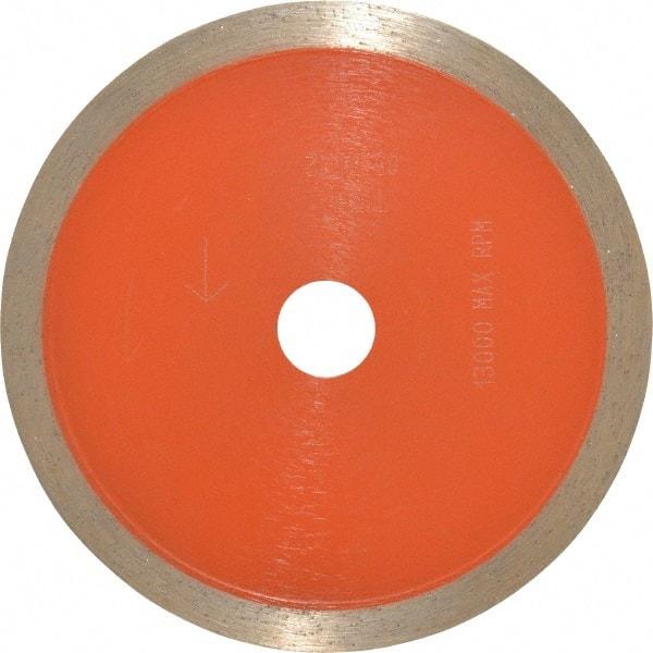 Core Cut - 4" Diam, 5/8" Arbor Hole Diam, Wet & Dry Cut Saw Blade - Diamond-Tipped, Standard Round Arbor - Makers Industrial Supply