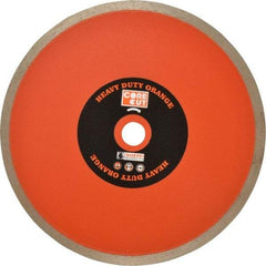 Core Cut - 7" Diam, 5/8" Arbor Hole Diam, Wet & Dry Cut Saw Blade - Diamond-Tipped, Standard Round Arbor - Makers Industrial Supply