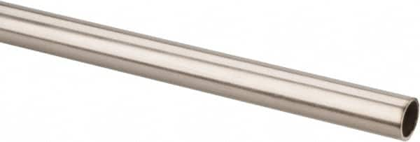 Made in USA - 6' Long, 1/2" OD, 304 Stainless Steel Tube - 0.035" Wall Thickness - Makers Industrial Supply