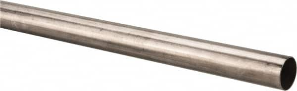 Made in USA - 6' Long, 1" OD, 304 Stainless Steel Tube - 0.035" Wall Thickness - Makers Industrial Supply