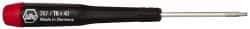 Wiha - T6 Torx Driver - 1-9/16" Blade Length, 4-3/4" OAL, Tapered Handle - Makers Industrial Supply