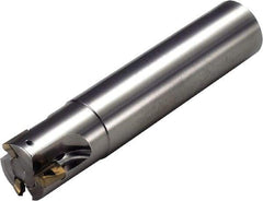 Kyocera - 17mm Cut Diam, 10mm Max Depth of Cut, 16mm Shank Diam, 100mm OAL, Indexable Square Shoulder End Mill - BDMT 11T3 Inserts, Cylindrical Shank, 90° Lead Angle, Through Coolant - Makers Industrial Supply