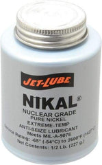 Jet-Lube - 0.5 Lb Can Extreme Temperature Anti-Seize Lubricant - Nickel, -65 to 2,600°F, Gray, Nuclear Grade - Makers Industrial Supply