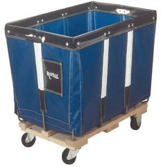 Royal Basket Trucks - 700 Lb Load Capacity, 24 Bushels, Vinyl Basket Truck - 34" Wide x 54" Long x 36" High - Makers Industrial Supply