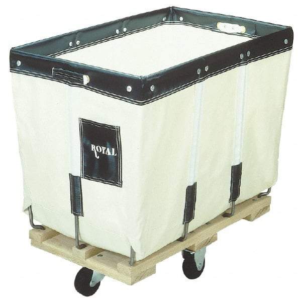 Royal Basket Trucks - 700 Lb Load Capacity, 14 Bushels, Canvas Basket Truck - 28" Wide x 40" Long x 33-1/2" High - Makers Industrial Supply