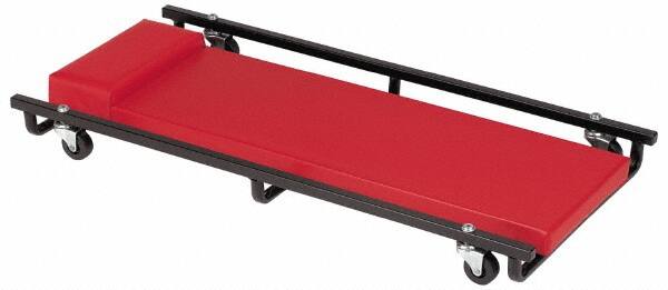 Whiteside - 570 Lb Capacity, 6 Wheel Creeper - Steel, 36" Long x 3-1/4" High x 17" Wide - Makers Industrial Supply