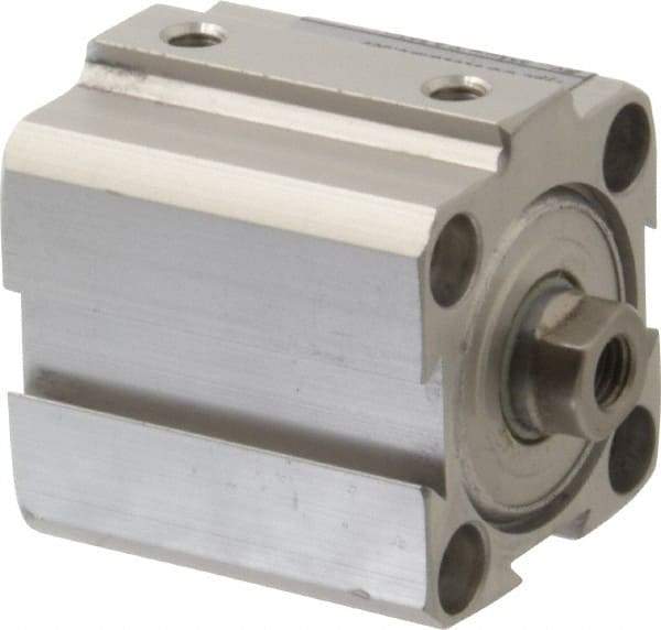 Norgren - 1/2" Stroke x 1" Bore Double Acting Air Cylinder - 10-32 Port, 1/4-28 Rod Thread, 145 Max psi, 23 to 176°F - Makers Industrial Supply