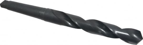 Interstate - 1-3/8", 4MT 118° Point High Speed Steel Taper Shank Drill Bit - Makers Industrial Supply