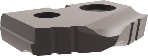 Allied Machine and Engineering - 1/2" Diam x 3/32" Thick, Seat Code Z, 132° Included Angle Spade Drill Insert - Diamond Coated, Carbide, Series T-A - Makers Industrial Supply