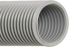 Hi-Tech Duravent - 2-1/2" ID, 16 Hg Vac Rating, 12 psi, EVA Vacuum & Duct Hose - 25' Long, Gray, 4-3/4" Bend Radius, -65 to 140°F - Makers Industrial Supply