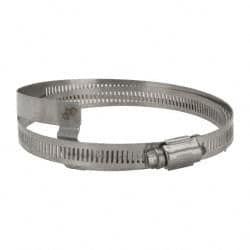 Hi-Tech Duravent - Stainless Steel Hose Clamp - 1/2" Wide x 0.02" Thick, 4-1/4" Hose, 2-3/4 to 4-5/8" Diam - Makers Industrial Supply