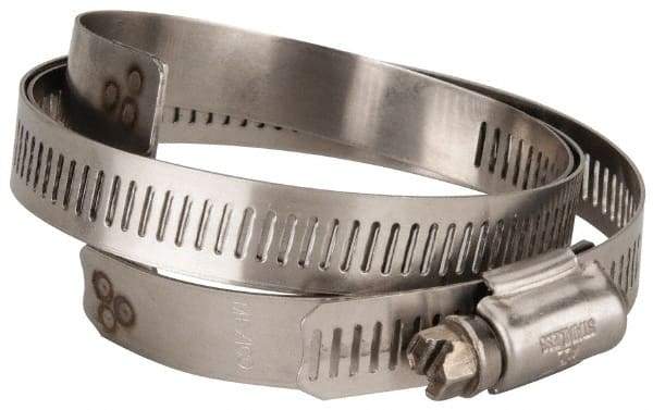 Hi-Tech Duravent - Stainless Steel Hose Clamp - 1/2" Wide x 0.02" Thick, 8-1/4" Hose, 7-1/4 to 8-5/8" Diam - Makers Industrial Supply