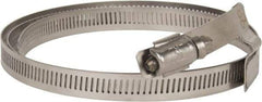 Hi-Tech Duravent - Stainless Steel Hose Clamp - 1/2" Wide x 0.02" Thick, 10" Hose, 9-1/4 to 10-5/8" Diam - Makers Industrial Supply