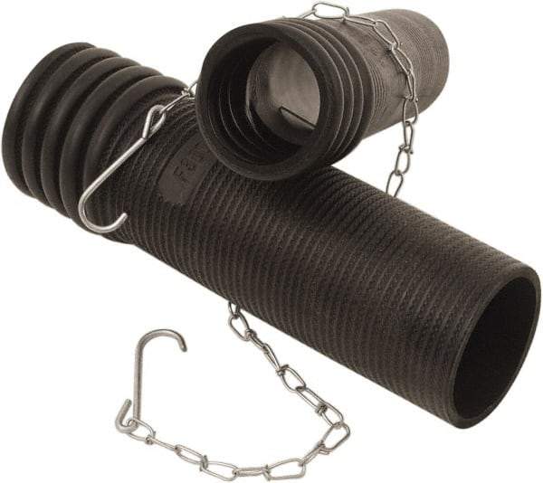 Hi-Tech Duravent - 2" ID Custom EPDM Tailpipe Adapter - 15" Long - Makers Industrial Supply