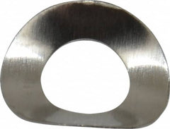 Made in USA - #6 Screw, 0.143" ID x 0.275" OD, Grade 300 Stainless Steel Single Wave Washer - 0.005" Thick, 0.062" Overall Height, 0.014" Deflection - Makers Industrial Supply