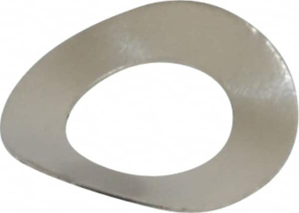 Made in USA - #8 Screw, 0.16" ID x 0.29" OD, Grade 300 Stainless Steel Single Wave Washer - 0.006" Thick, 0.053" Overall Height, 0.013" Deflection - Makers Industrial Supply