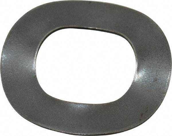 Made in USA - 7/16" Screw, 0.474" ID x 0.815" OD, Grade 1074-1095 Spring Steel Triple Wave Washer - 0.02" Thick, 0.07" Overall Height, 0.014" Deflection, 88.22 Lb at Deflection - Makers Industrial Supply