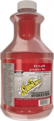 Sqwincher - 64 oz Bottle Fruit Punch Activity Drink - Liquid Concentrate, Yields 5 Gal - Makers Industrial Supply