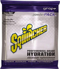 Sqwincher - 47.66 oz Pack Grape Activity Drink - Powdered, Yields 5 Gal - Makers Industrial Supply