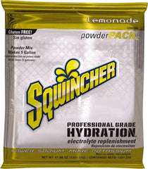 Sqwincher - 47.66 oz Pack Lemonade Activity Drink - Powdered, Yields 5 Gal - Makers Industrial Supply