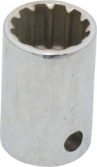 Proto - 1/2" Drive, 9/16" Socket, Spline Socket - 12 Points, 1-7/16" OAL - Makers Industrial Supply