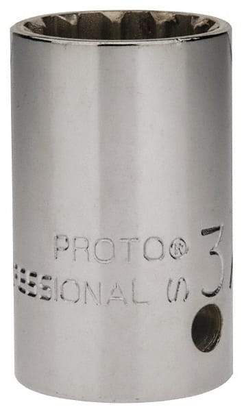 Proto - 1/2" Drive, 3/4" Socket, Spline Socket - 12 Points, 1-9/16" OAL - Makers Industrial Supply