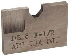 APT - 1-1/2 Inch Diameter, 3/16 Inch Thick, High Speed Steel Auxiliary Pilot Blade - Series D - Makers Industrial Supply