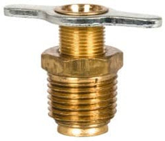 Eaton - Steel External Seat Drain Cock & Shutoff Valve - 1/2 Thread, 150 Max psi - Makers Industrial Supply