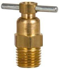 Eaton - Steel Internal Seat Drain Cock & Shutoff Valve - 1/4 Thread, 150 Max psi - Makers Industrial Supply