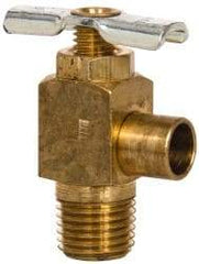 Eaton - Steel Angle Bib Drain Drain Cock & Shutoff Valve - 1/4 Thread, 150 Max psi - Makers Industrial Supply