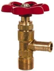 Eaton - 3/8" Pipe, Steel Shutoff Drain Cock & Shutoff Valve - 3/8 Thread, 150 Max psi - Makers Industrial Supply