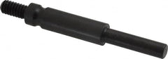 Made in USA - 1/4-20 Cross/Square Pad Mandrel - 3" Long x 1/4" Diam - Makers Industrial Supply