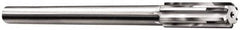 Made in USA - 0.657" Carbide-Tipped 6 Flute Chucking Reamer - Straight Flute, 9/16" Straight Shank, 2-1/4" Flute Length, 9" OAL - Makers Industrial Supply