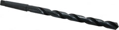 Interstate - 55/64", 3MT 118° Point High Speed Steel Taper Shank Drill Bit - Oxide Finish, 10" Flute Length, 15" OAL, Spiral Flute, Series 502 - Makers Industrial Supply