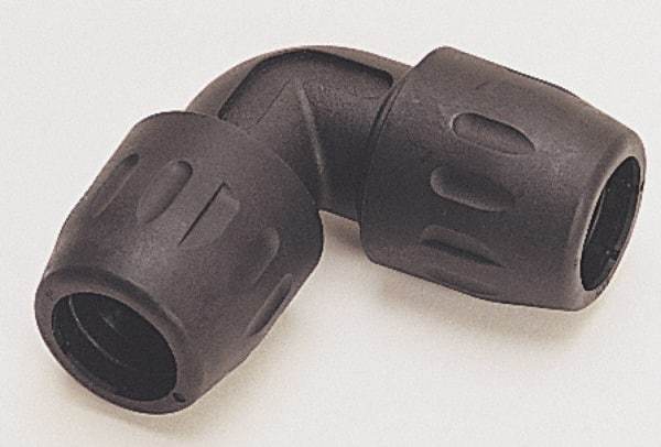 Transair - 1-1/2" ID, Air Hose 90° Union Elbow - 232 Max psi, 4-3/16" Long, Plastic - Makers Industrial Supply