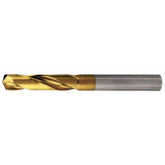 Walter-Titex - 0.5906" 140° Spiral Flute Solid Carbide Screw Machine Drill Bit - Makers Industrial Supply