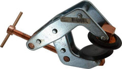 Kant Twist - 800 Lb, 1-3/4" Max Opening, 1-1/8" Open Throat Depth, 1-1/4" Closed Throat Depth, Cantilever Clamp - High Tensile Steel Jaw, T-Handle, 3-1/2" OAL, 3-1/4" Max Width - Makers Industrial Supply