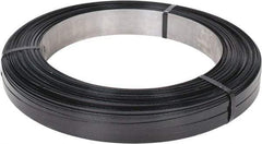 Made in USA - 2,478' Long x 5/8" Wide, Oscillated Coil Steel Strapping - 1,460 Lb Capacity, 0.02" Thick - Makers Industrial Supply